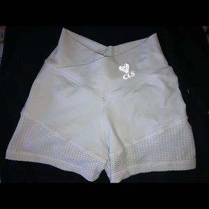 CLS Sportswear Branco Mesh Short Shorts